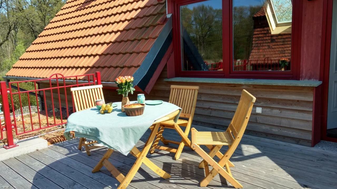 Ziegeleihof Inmitten Von Wiesen Und Waeldern Degenershausen Bagian luar foto